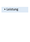    Leistung